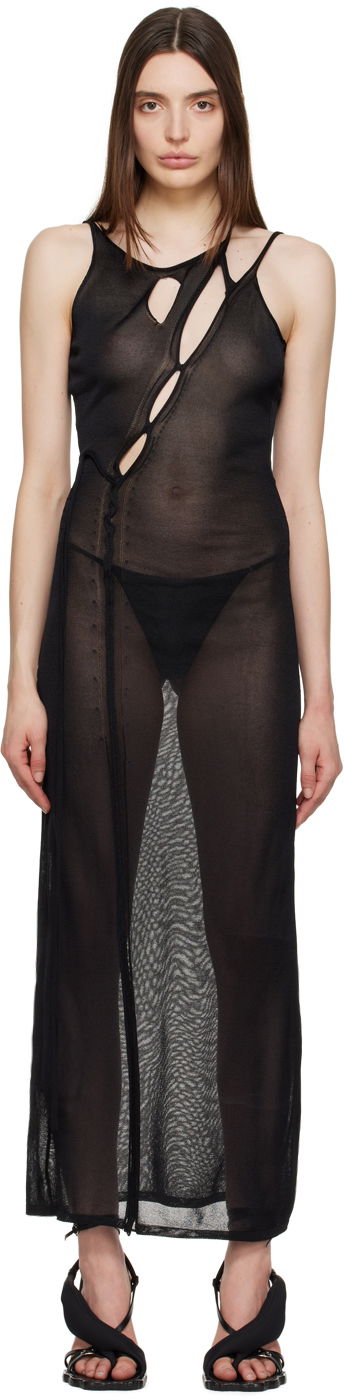 Klä Ottolinger Ottolinger Strappy Maxi Dress Svart | 705001