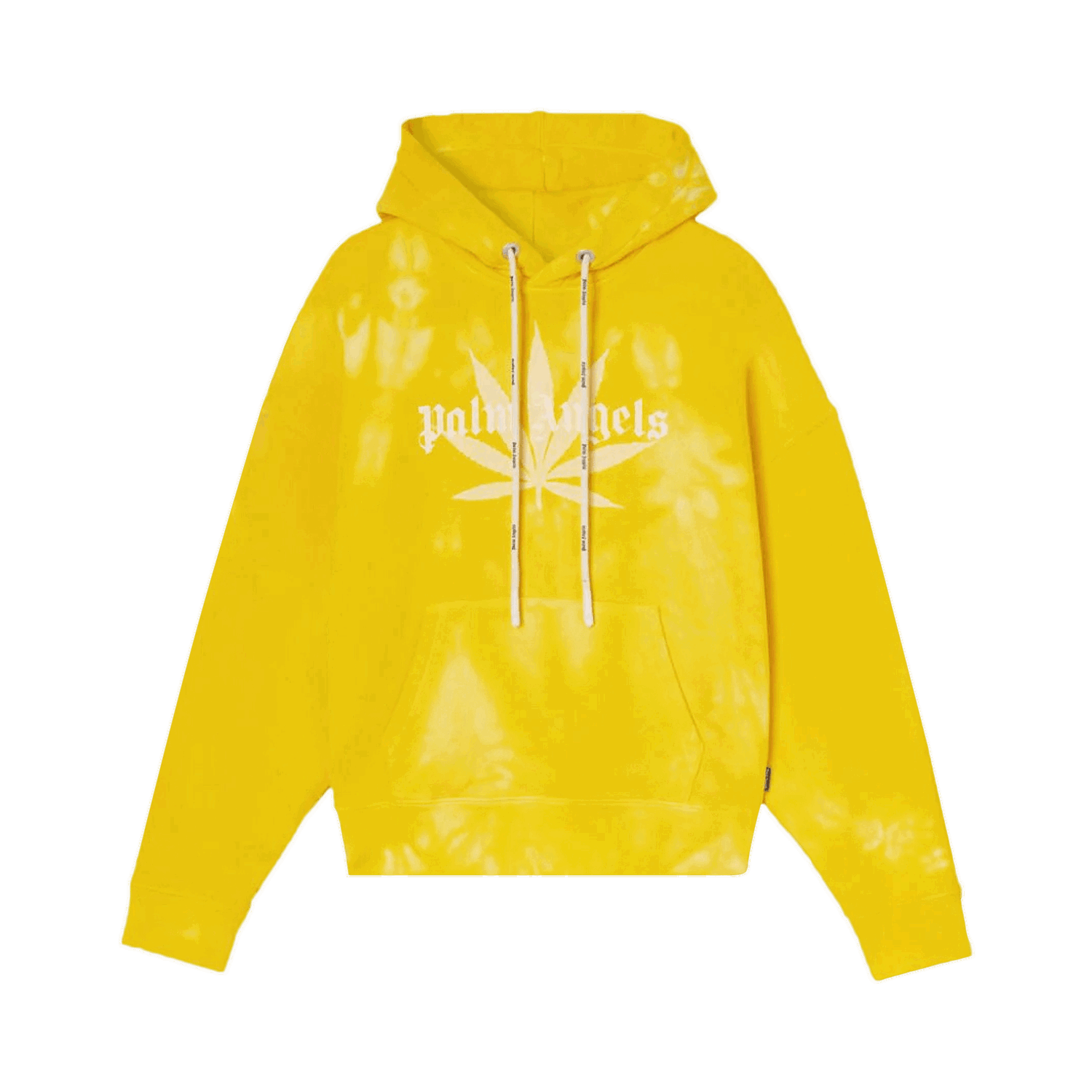 Sweatshirt Palm Angels Leaf Tie Dye Hoodie Gul | PMBB058S22FLE0101818, 0