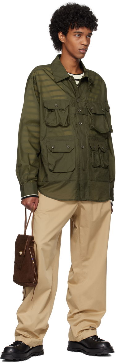 Cargo byxor Engineered Garments Engineered Garments Gurkha Trousers Beige | 25S1F039, 3