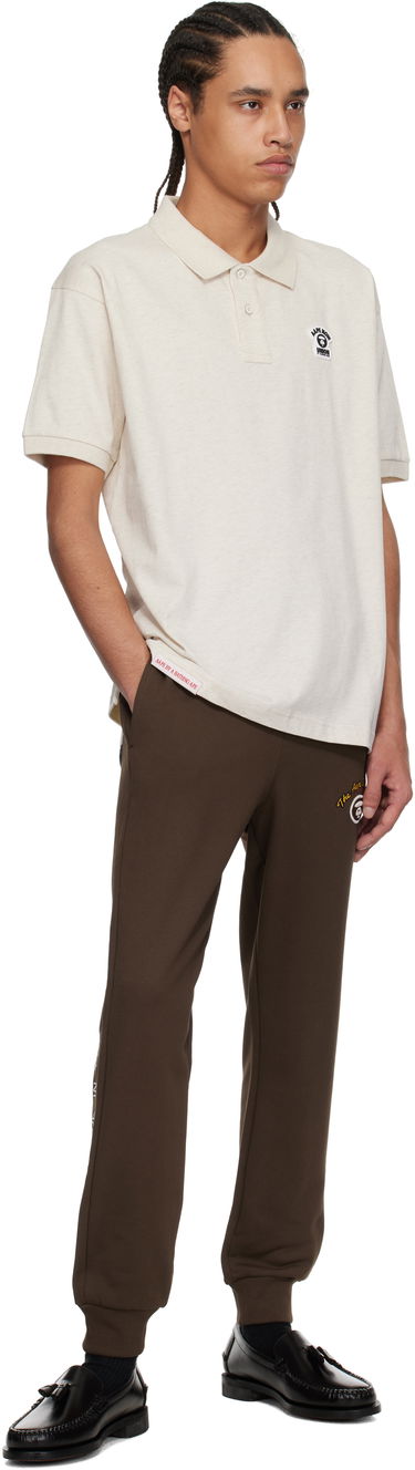 Polotröja AAPE by A Bathing Ape AAPE by A Bathing Ape Main Polo Beige | AAPPOM1662XAOBG2, 3