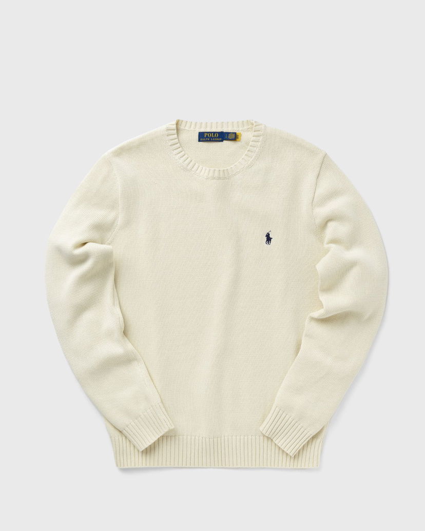 Sweater Polo by Ralph Lauren Ralph Lauren Knitwear Crewneck Pullover XXL Beige | 710810846035