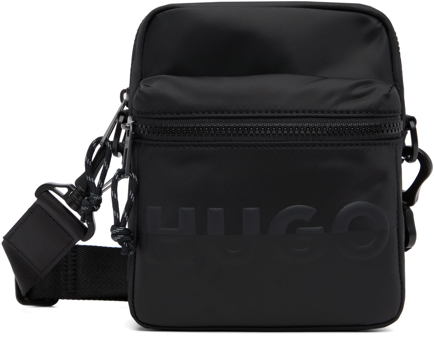 Axelväska BOSS HUGO Logo Crossbody Bag Svart | 50547115, 0