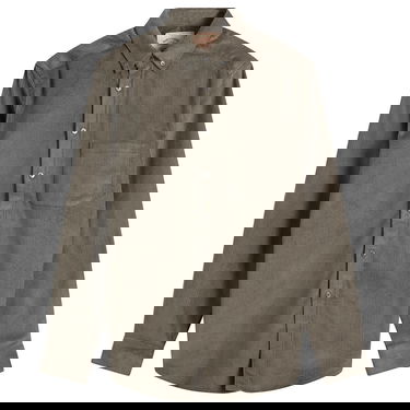 Skjorta Portuguese Flannel Lobo Button Down Corduroy Shirt Grå | AW25051-GRY, 0