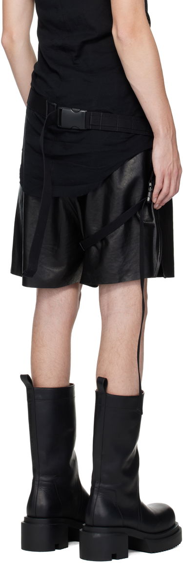 Bälten Rick Owens Rick Owens Concordians Double Wrap Vicious Belt Svart | RL02E1477 WEB, 2