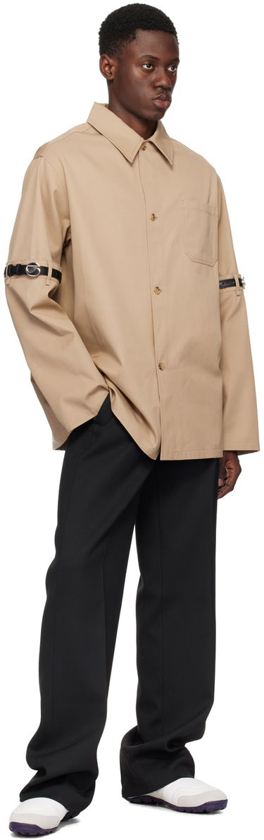 Byxor Coperni Coperni Tailored Wide-Leg Trousers Svart | COPP63111CMEN, 3