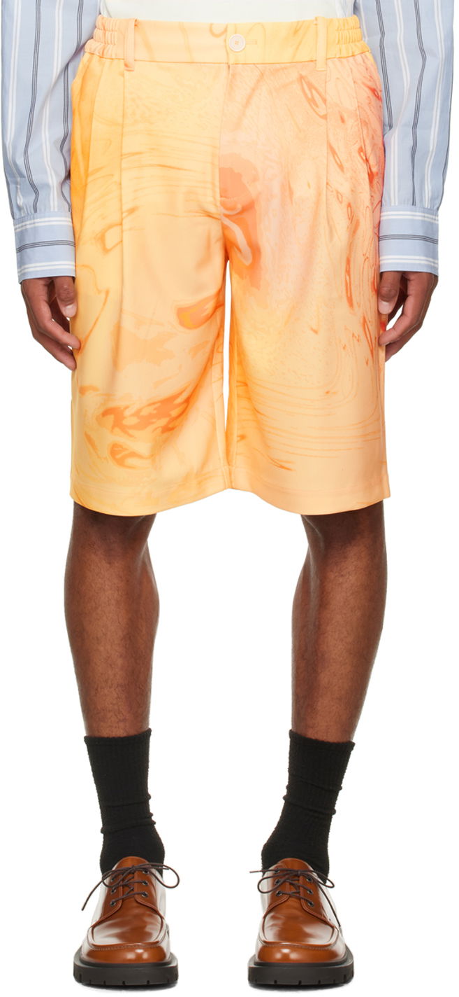 Shorts Feng Chen Wang Feng Chen Wang Phoenix Shorts Orange | FMF14ST06, 0
