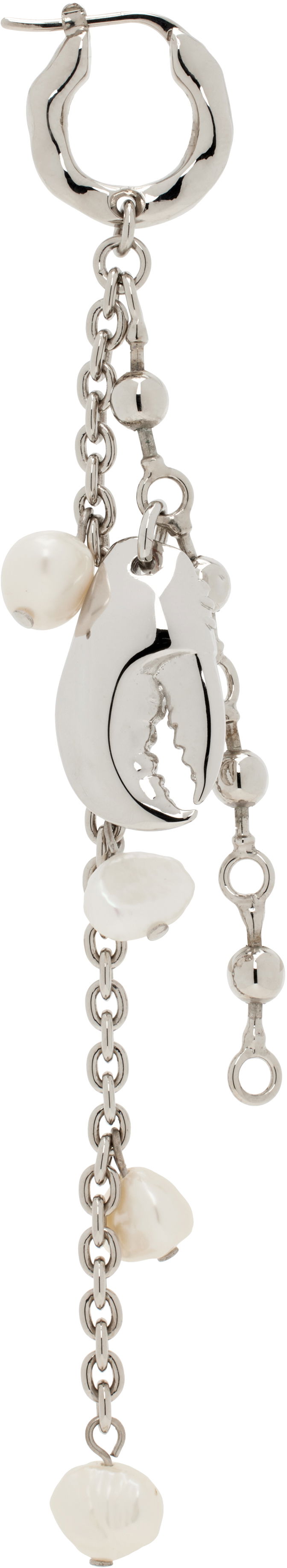 Örhängen Acne Studios Acne Studios Claw Charm Drop Earring Metallisk | C50454-