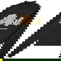 Bear Fitted Crew Sweatshirt