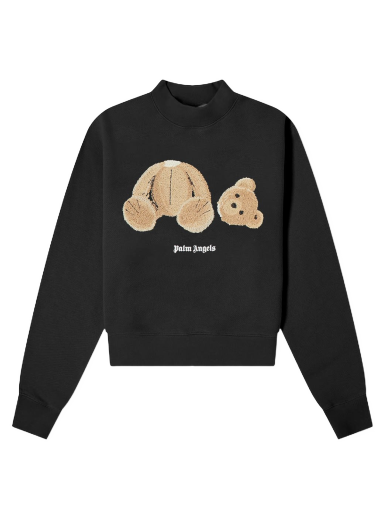 Sweatshirt Palm Angels Bear Fitted Crew Sweatshirt Svart | PWBA016C99FLE0021060