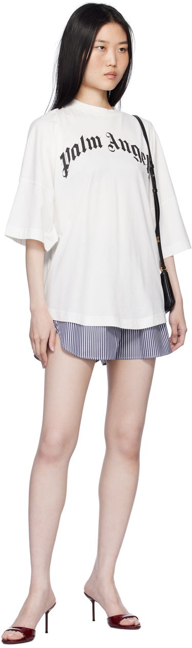 Boxare Palm Angels Classic Logo Striped Shorts Blå | PWCB050S25FAB0014603, 3