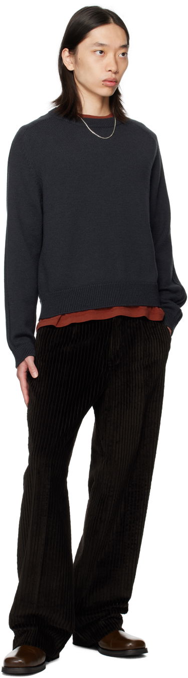 Sweater OUR LEGACY OUR LEGACY True Roundneck Sweater Mörkblå | M4253TO, 3