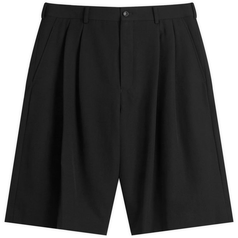 Shorts Comme des Garçons Homme Plus Wool Shorts, Size Large Svart | PP-P051-W25-1