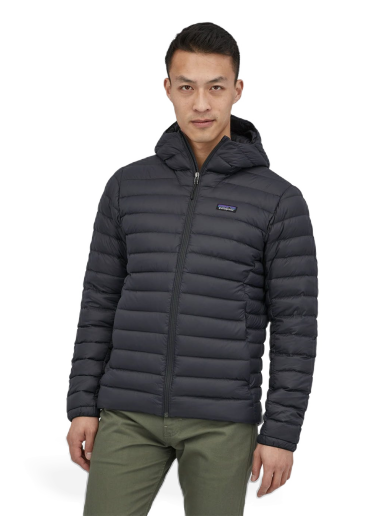 Jacka Patagonia Down Sweater Hoody Svart | 84702 BLK