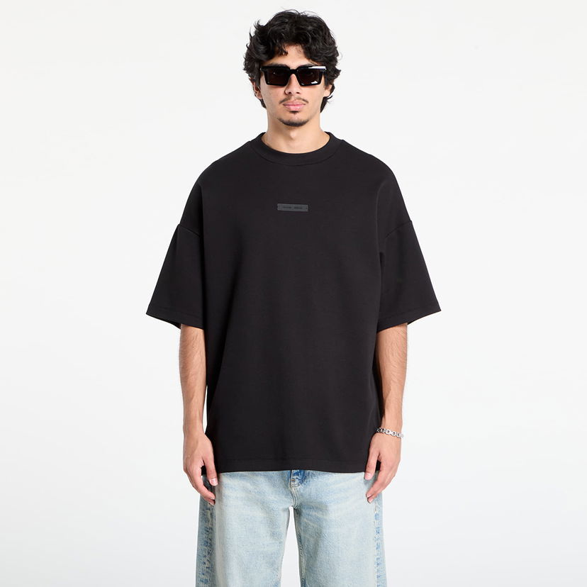 T-shirt Fear of God Fear of God Essentials Pique 90's Short Sleeve T-Shirt Svart | 125SP254410F-861