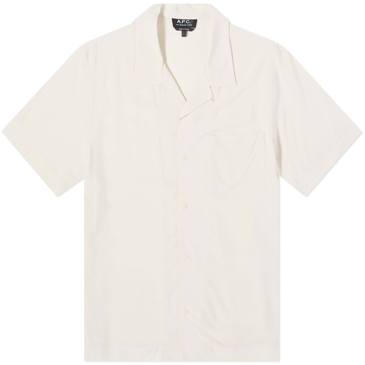 Skjorta A.P.C. Lloyd Vacation Shirt Beige | VIAJA-H12495-AAE, 0