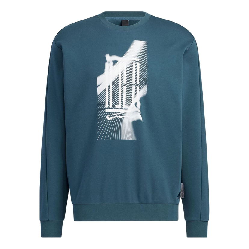 Sweater adidas Originals WUJI Logo Graphic Pullover Blå | IA8184
