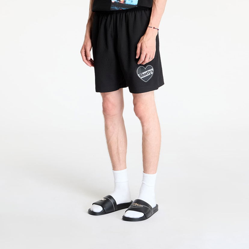 Shorts Pleasures Heart Sport Shorts Black Svart | P24F009 BLACK
