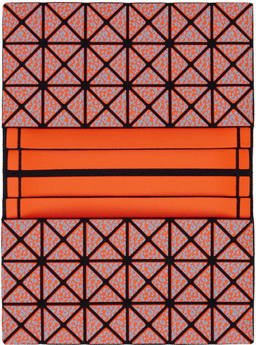 Plånbok BAO BAO ISSEY MIYAKE Geometric Pattern Card Holder Orange | BB47AG324, 2
