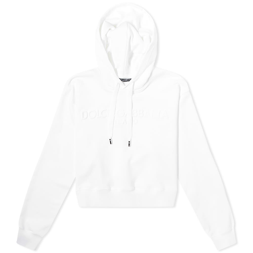 Sweatshirt Dolce & Gabbana Logo Pull Over Hood White Vit | F9O00ZG7EHL-W0800, 0
