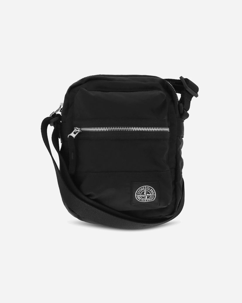 Axelväska Stone Island Stone Island Nylon Metal Pouch Bag Svart | K2S15-9200015-S0251 V0029