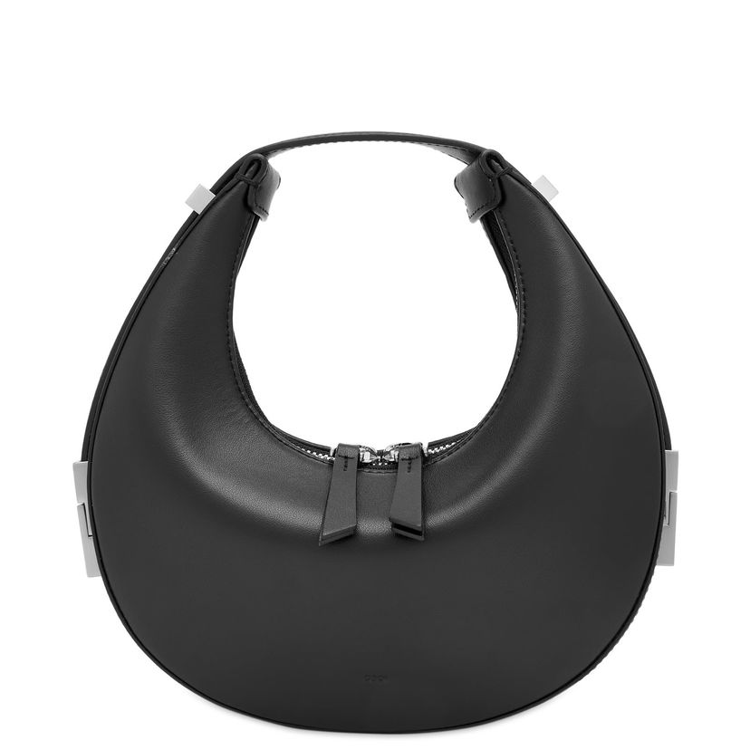Axelväska OSOI Mini Black Leather Shoulder Bag Svart | 21SB030-101-01
