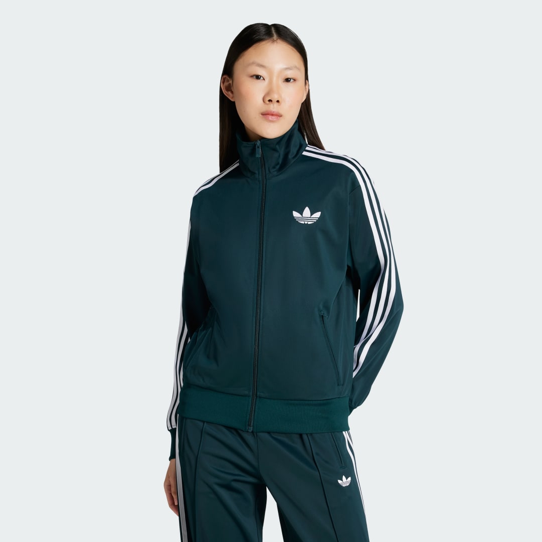 Jacka adidas Performance Adicolor Classic Firebird Loose Track Jacket Grön | KD2525, 0
