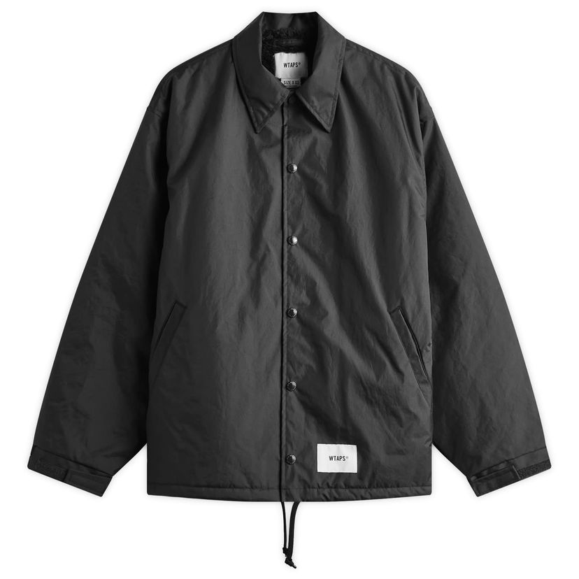 Vindjacka WTAPS Boa Lined Coach Jacket Svart | 242TQDT-JKM01-BLK