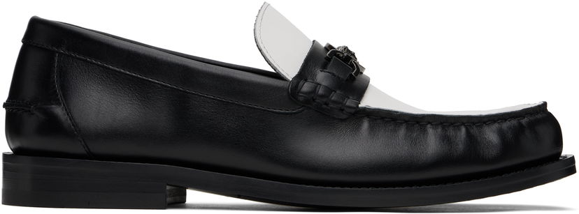Sneakers och skor Versace Medusa '95 Leather Loafers Svart | 1013592_1A11292