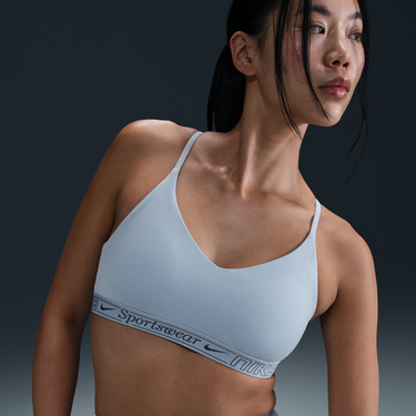 Behå Nike Nike Indy Lightly Lined Adjustable Sports Bra Blå | HV6953-440, 0