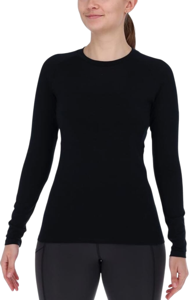 T-shirt inov-8 INOV-8 Merino LS Crew Neck Long Sleeve T-Shirt Svart | 001171-bk-001