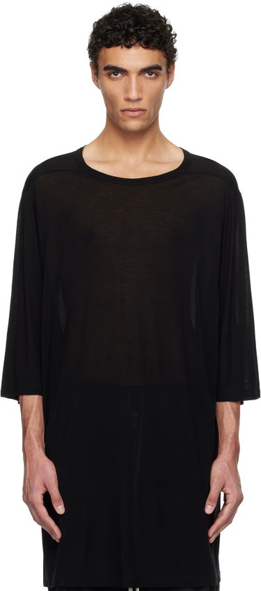 T-shirt Rick Owens Rick Owens Hollywood Jumbo Short Sleeve T-Shirt Svart | RU01E5274 JS, 0