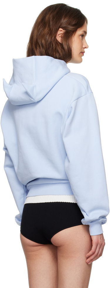 Sweatshirt Coperni Coperni Horn Hoodie Blå | COPJS15BISF5035, 2