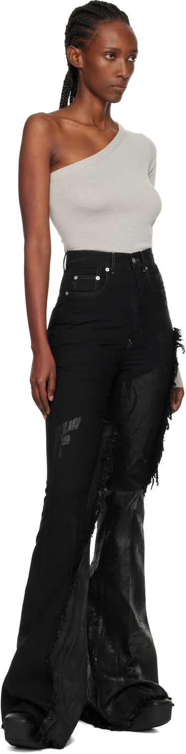 Jeans Rick Owens Concordians Bolan Bootcut Jeans Svart | RO02E4329 BMCCL, 3