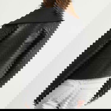 Jacka Samsoe Samsoe Sashira Leather Jacket Svart | F25400033-CLR000021, 3