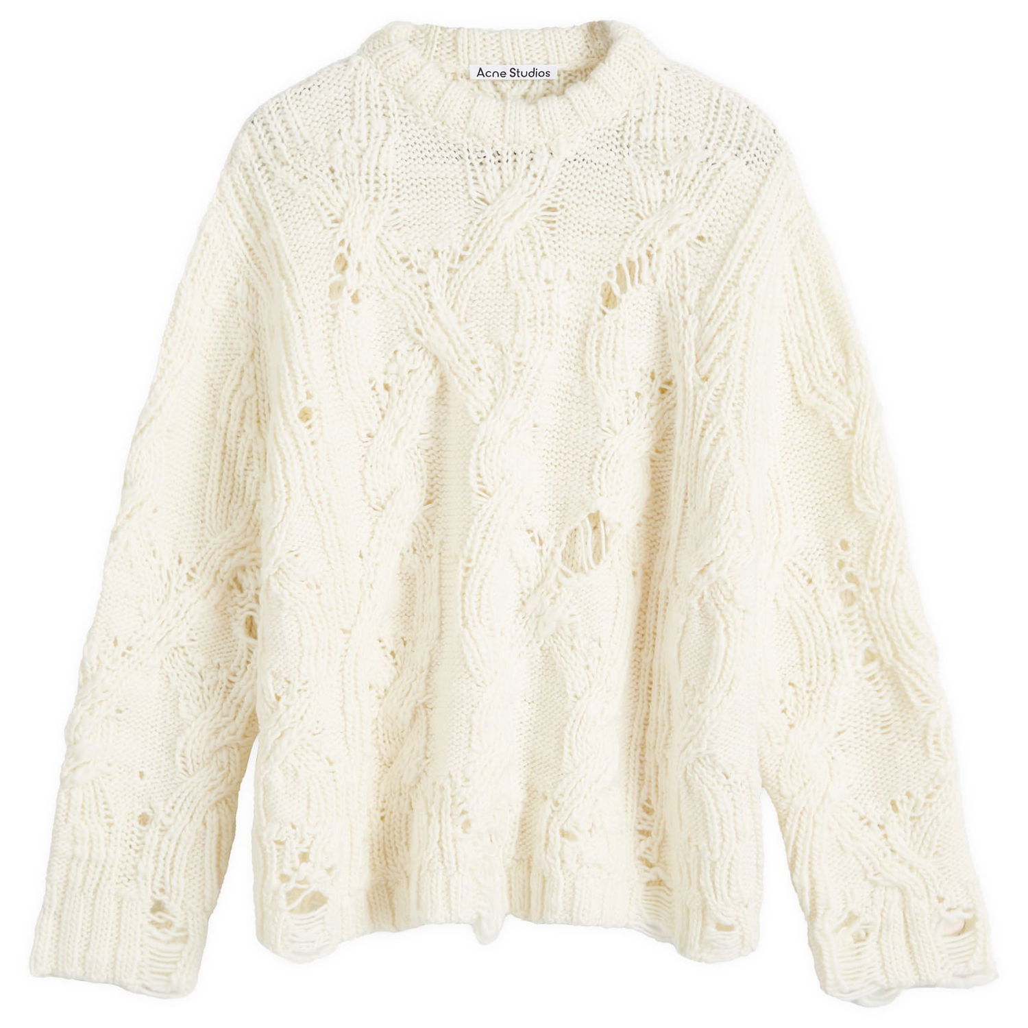 Sweater Acne Studios Cable Knit Sweater Beige | A60522-BSI, 0
