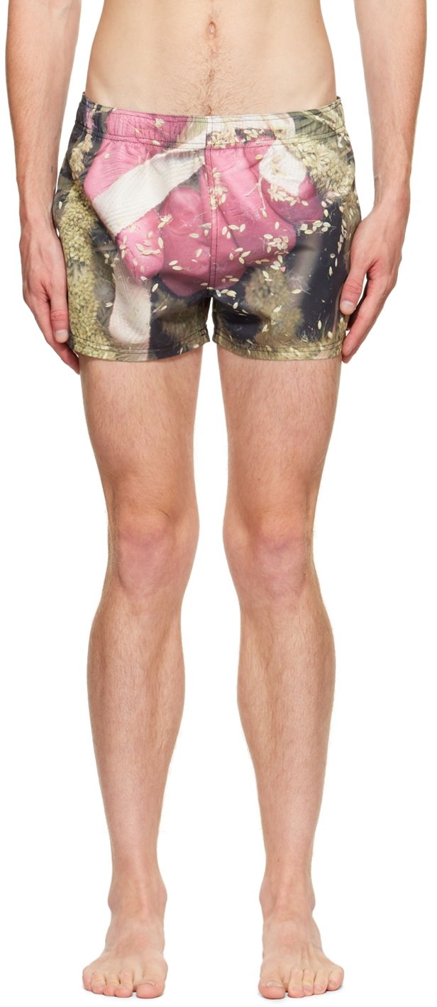 Badkläder Ottolinger Ottolinger Exclusive Print Swim Shorts Flerfärgad | SWIMSHORT