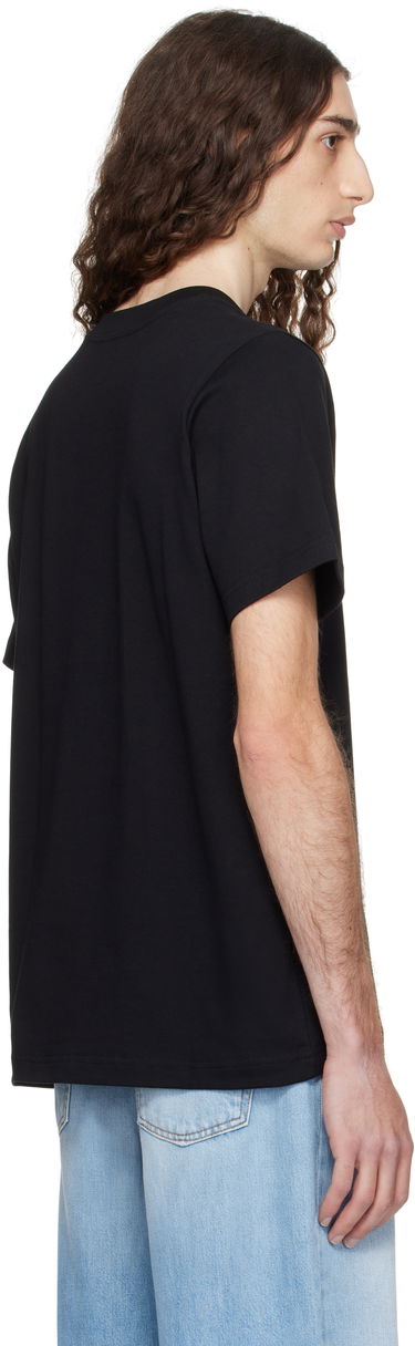 T-shirt Casablanca Casablanca Montagne Snow Print T-Shirt Svart | MPF25-JTS-001-02, 2