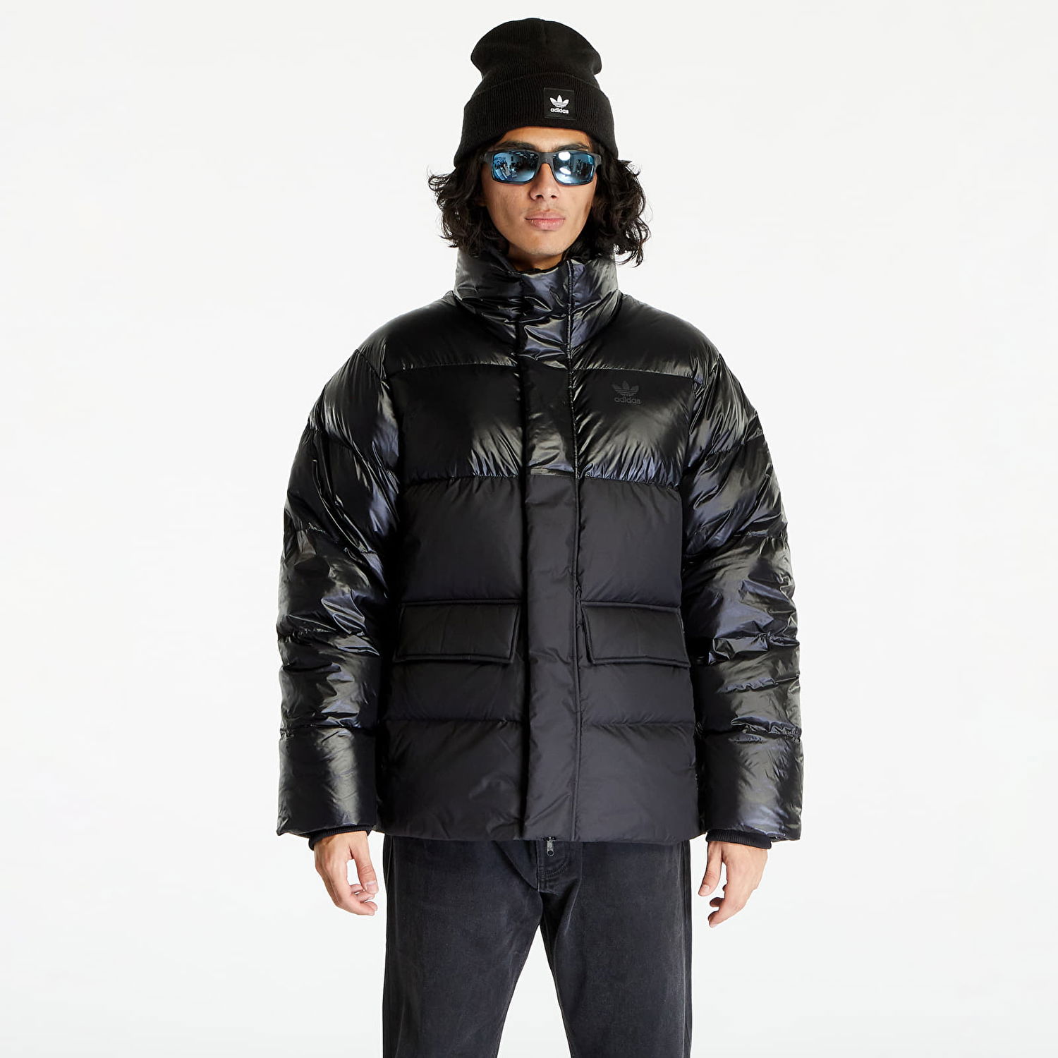 Pufferjacka adidas Originals Mid Puffer Jacket Black Svart | IR7133, 0