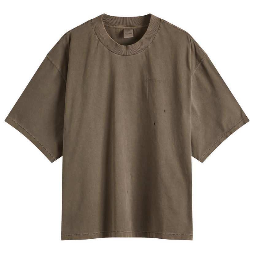 T-shirt Won Hundred Won Hundred Houston Italic T-Shirt, Size Large Brun | 3612-12071