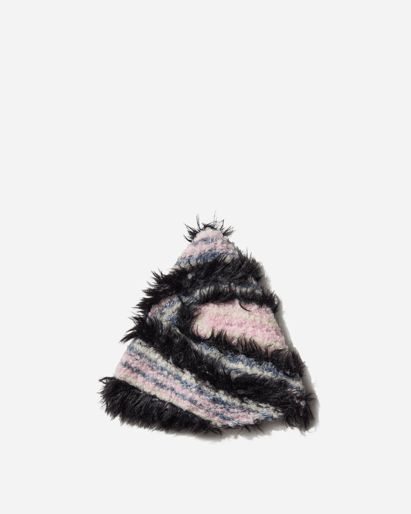 Hatt KIKO KOSTADINOV Fuzzy Chevron Knit Hat Flerfärgad | KKWAW25KN15 140