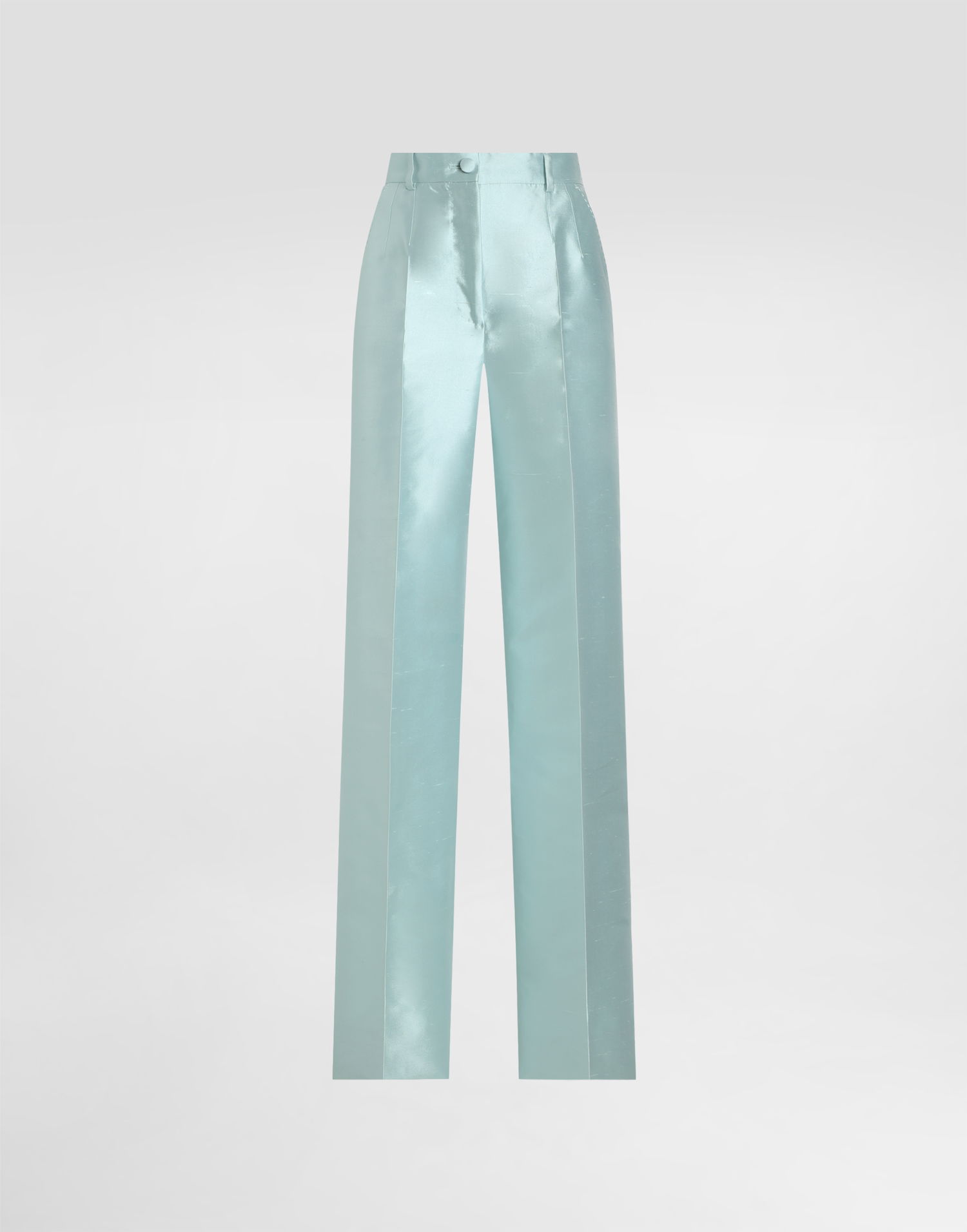 Byxor Dolce & Gabbana Dolce & Gabbana Shantung Silk Trousers Turkos | FTDDWTFU1JKB0276, 0