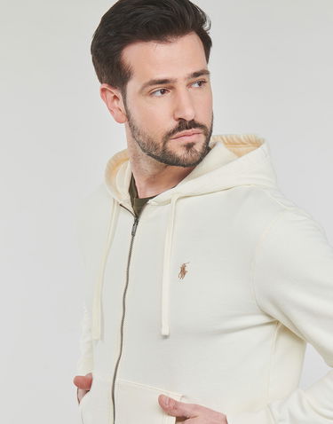 Sweatshirt Polo by Ralph Lauren Molleton Dye Hoodie Vit | 710916692003, 4