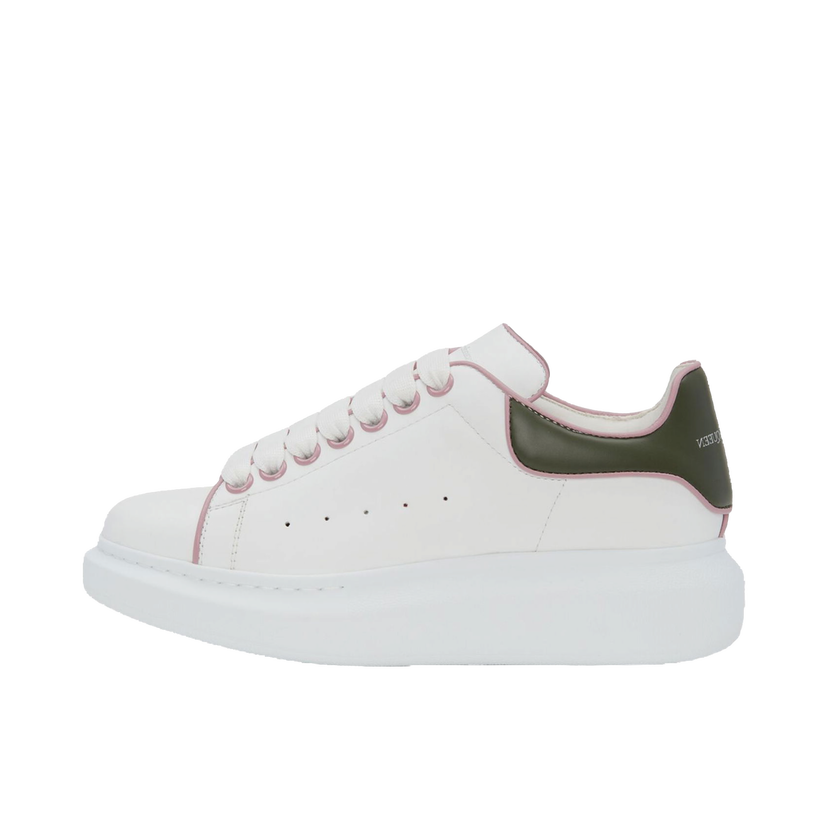 Sneakers och skor Alexander McQueen Oversized White Military Green Vit | 733003WHJE58873