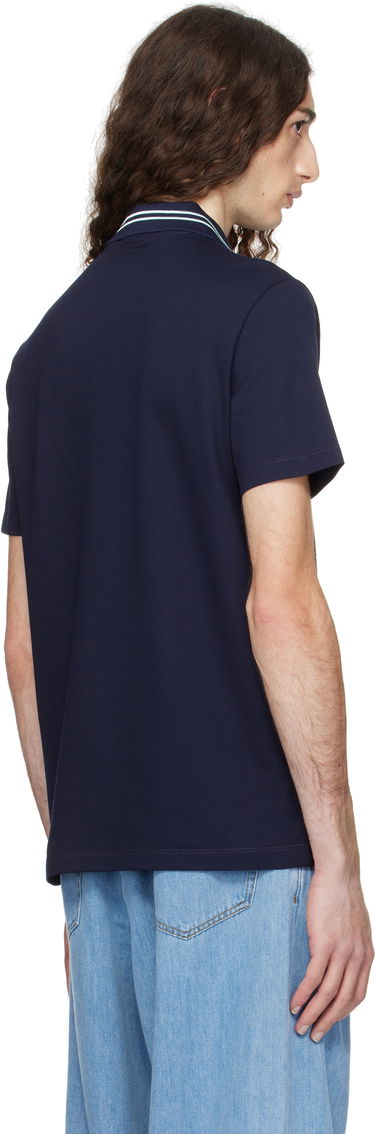 Polotröja Versace Versace Embroidered Medusa Polo Mörkblå | 1013906_1A13463, 2