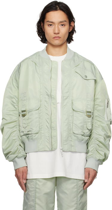 Bomberjacka Feng Chen Wang Feng Chen Wang Nylon Utility Bomber Jacket Grön | FUS19JK04G, 0