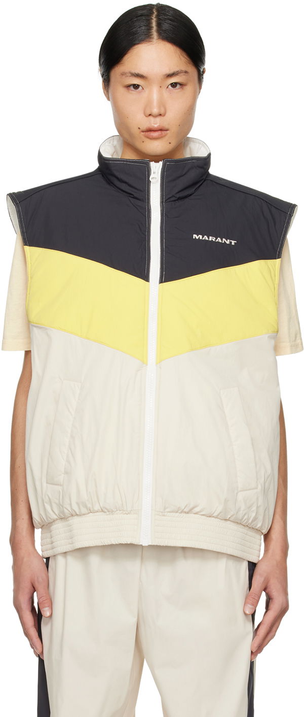 Väst ISABEL MARANT Bruce Vest Gul | 24PVE0287HA-B1D07H