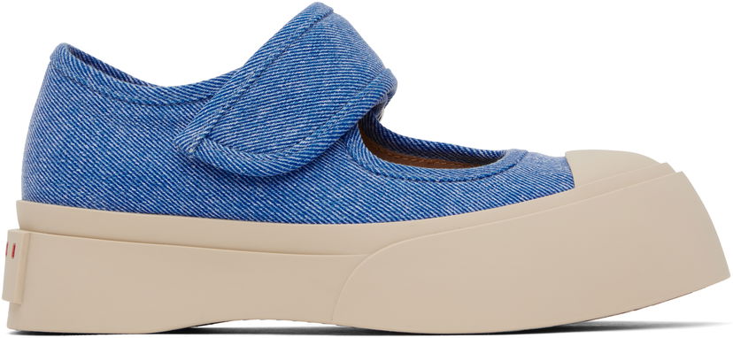 Sneakers och skor Marni Marni Pablo Mary Jane Ballerinas Blå | SNZW003120 P8093