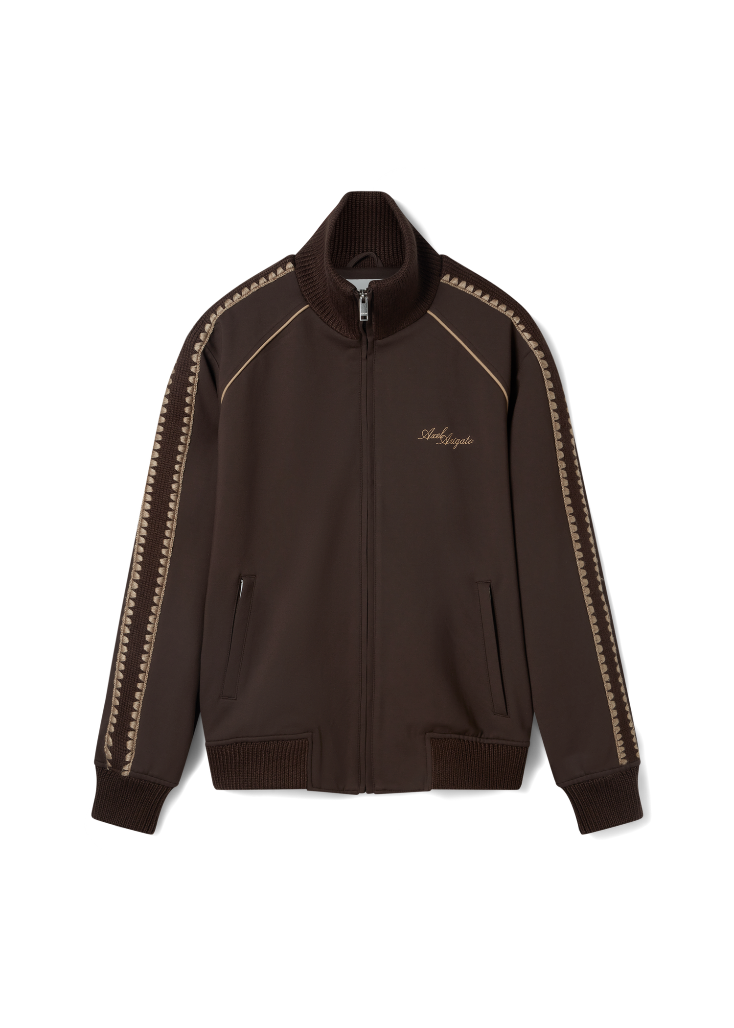 Träningsoverall AXEL ARIGATO Brown Crocheted Track Jacket Brun | A2968001, 1