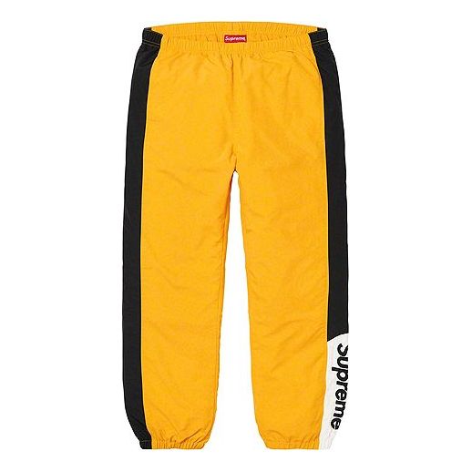 Träningsbyxor Supreme Track Pants With Side Logo Gul | SUP-FW19-054