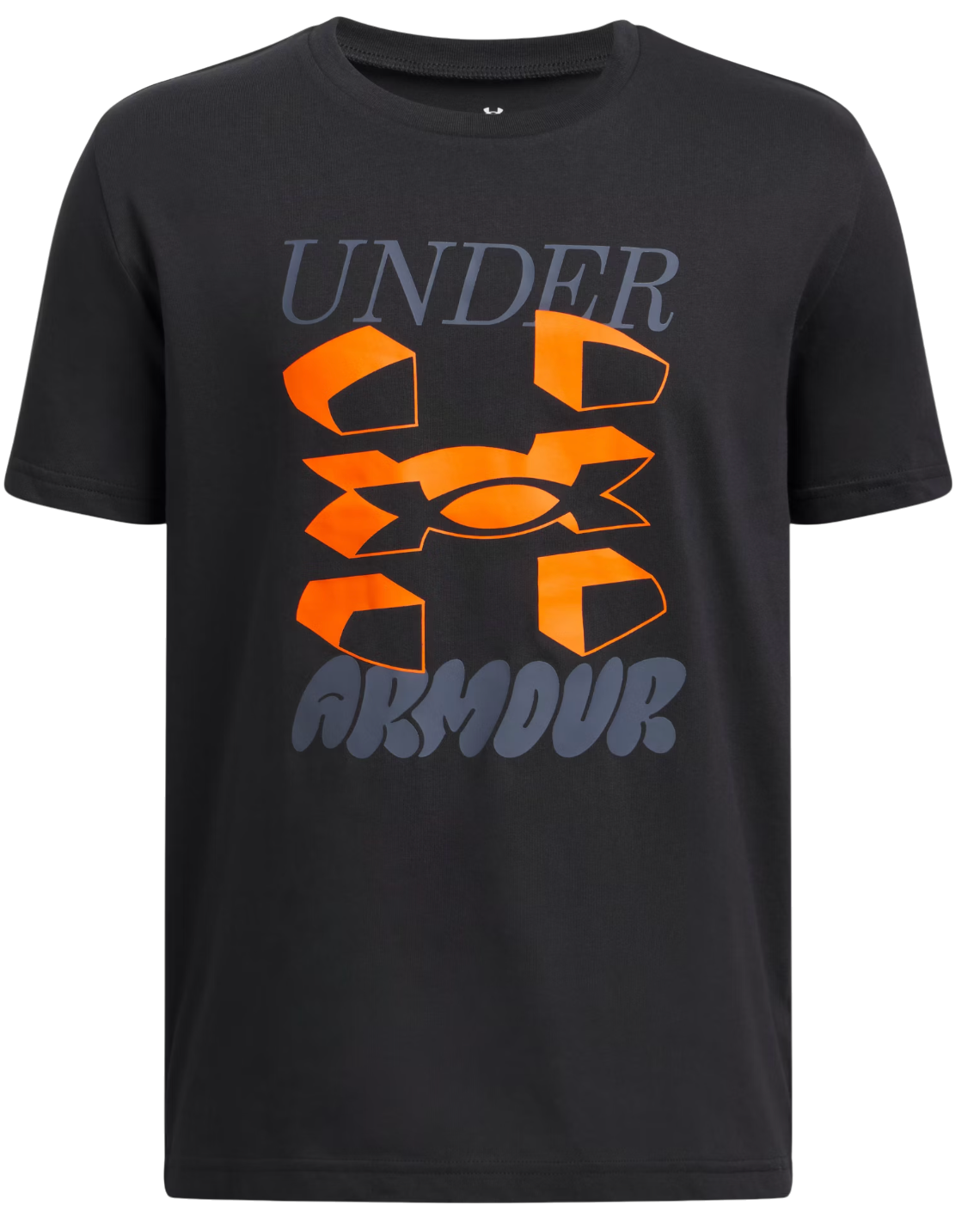 T-shirt Under Armour Split Big Logo Short Sleeve T-Shirt Svart | 1390003-001, 0